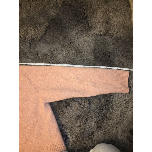 Vince Cashmere Silk Blend Sweater Women XS Pink Long sleeve Crew Neck - Picture 5 of 7